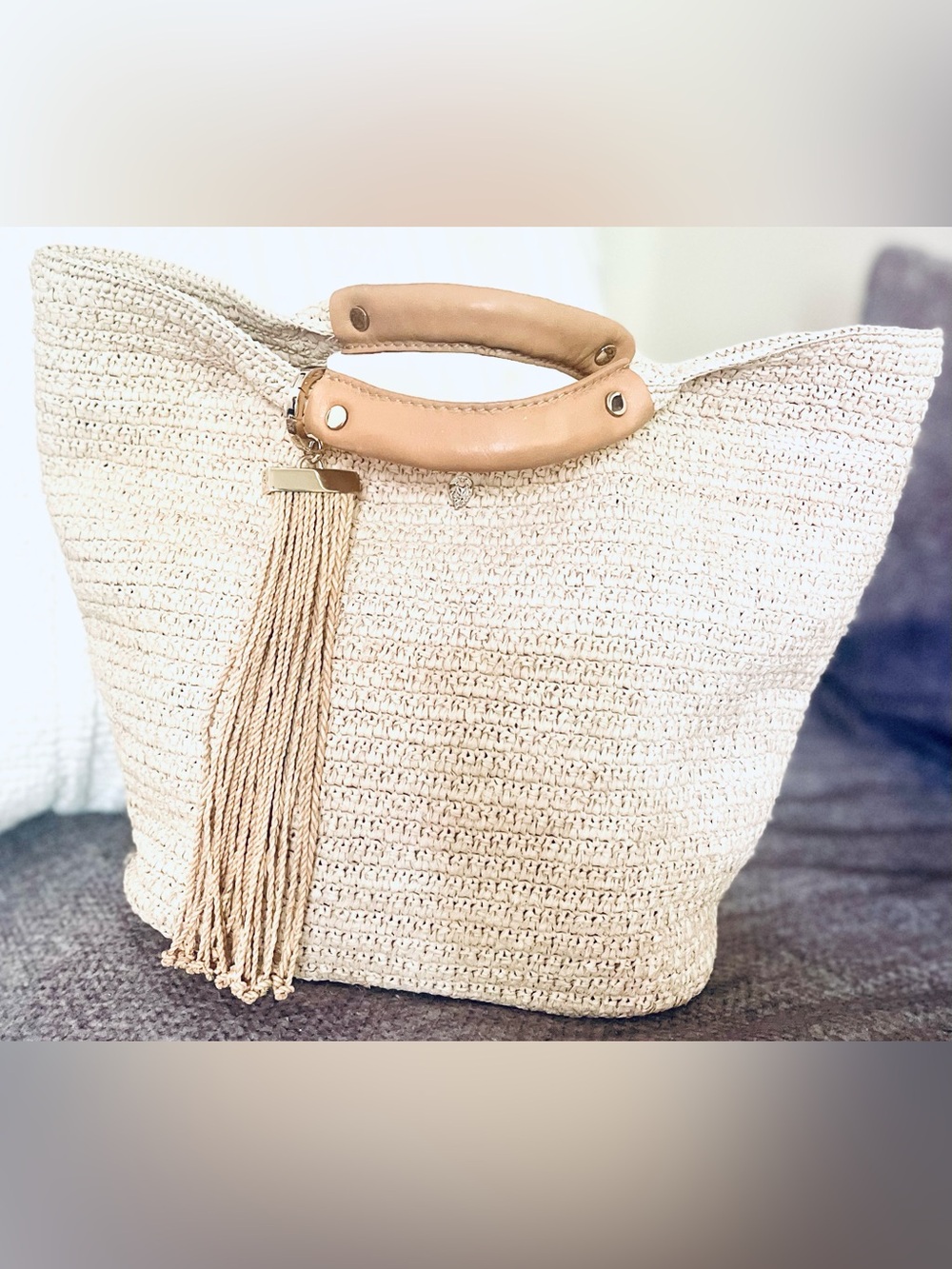 Helen Kaminski Raffia Woven tote